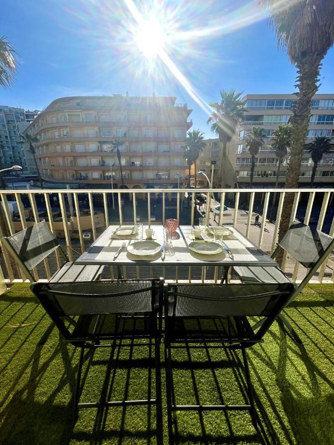 Appartement 20 Mts Plage, Pl Mediterranee, Vue Mer Parking Canet-en-Roussillon Kültér fotó