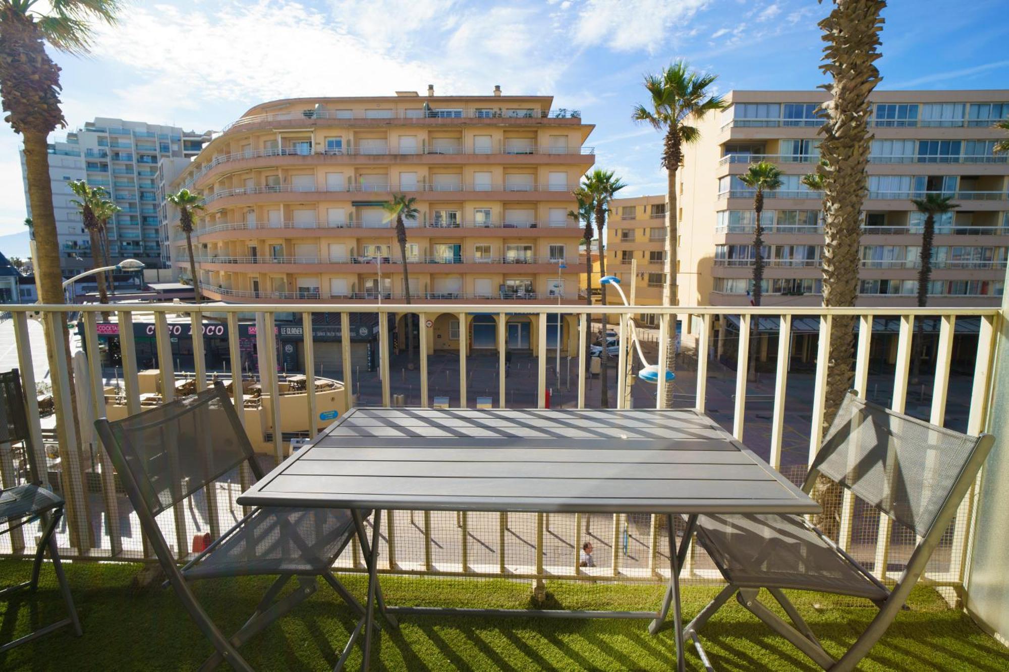 Appartement 20 Mts Plage, Pl Mediterranee, Vue Mer Parking Canet-en-Roussillon Kültér fotó