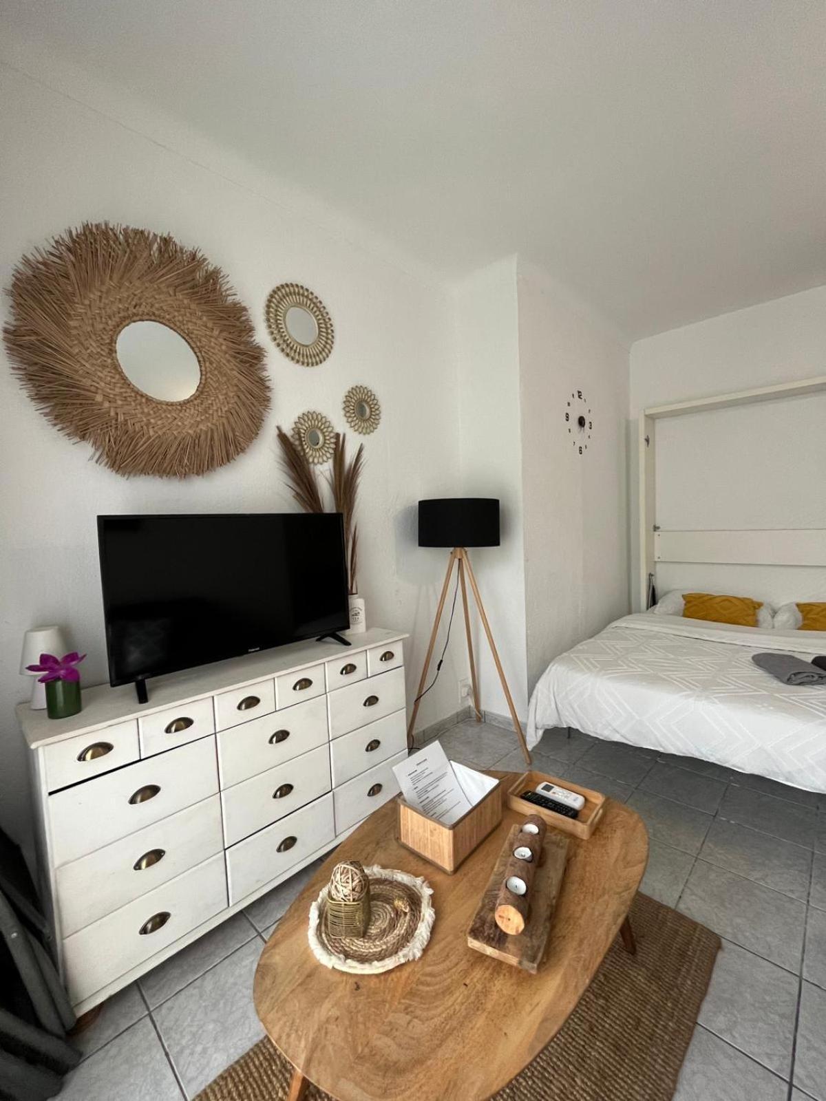 Appartement 20 Mts Plage, Pl Mediterranee, Vue Mer Parking Canet-en-Roussillon Kültér fotó